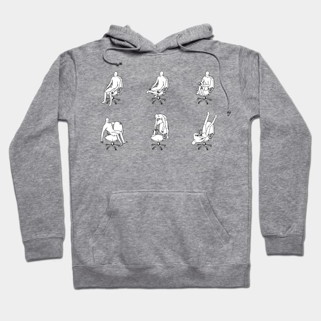 The Posture man Hoodie by DefinitelyNotAFreak